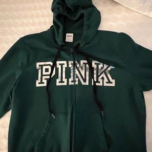 Pink hoodie and matching jogger pants